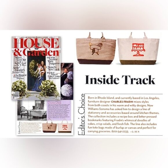 Huge Canvas Cake Tote, Baker's Tote Bag, Baking Accessories Pastry Chef, Gothic - Picture 2 of 8